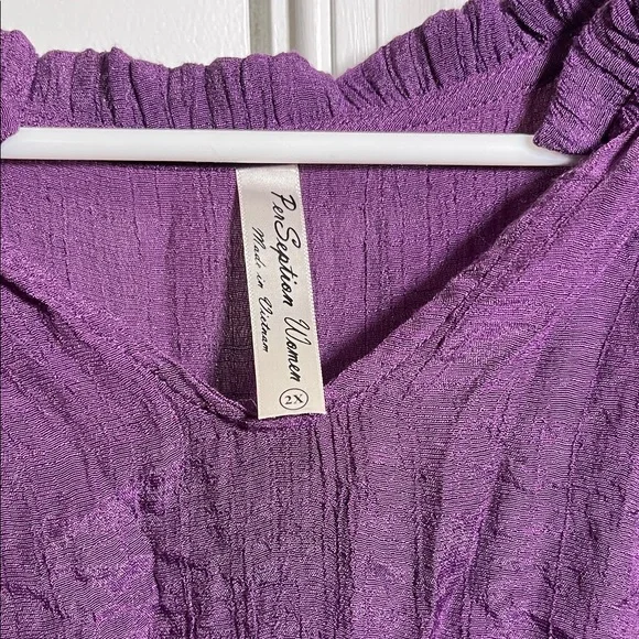 Perception - Purple Women's Top - Picture 3 of 6